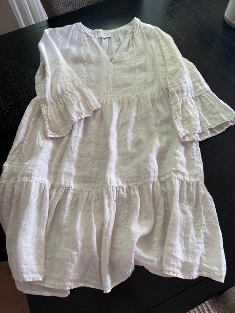 Velvet by Graham & Spencer 100% linen dress Medium